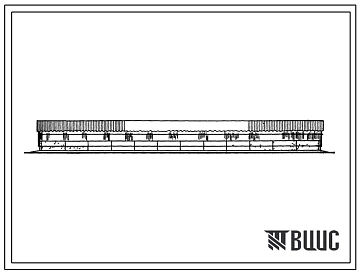 Типовой проект 416-9-13 Навес для хранения спецсашин и механизмов (ремонтно-производственной базы на 200 спецмашин по уборке городов).