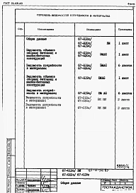 Альбом 4 Ведомости потребности в материалах
