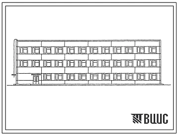 Типовой проект 416-1-231.89 Здание управления тепличных комбинатов площадью 12-18 га теплиц. Размеры здания - 12x36 м. Расчетная температура: -20, -38°С. Стены - панельные легкобетонные. Покрытие - железобетонные плиты по железобетонным балкам
