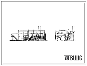 Типовой проект 903-1-38, тип 1 Закрытая котельная на 3 котла ДКВР-10-13 с топками скоростного горения.