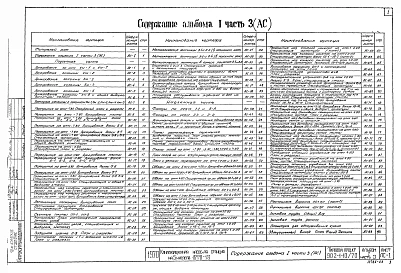 Альбом 1 Часть 3 Архитектурно-строительный. Конструктивные элементы подземной и надземной частей для всех глубин подводящего коллектора в сухих и мокрых грунтах  