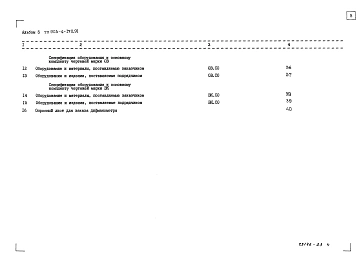 Альбом 5 Спецификация оборудования      
