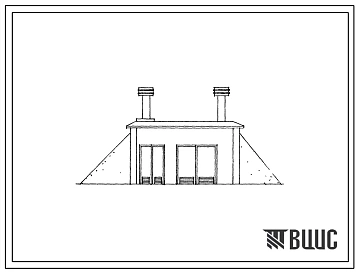 Типовой проект 704-4-21 Заглубленный склад легковоспламеняющихся жидкостей и горюче-смазочных материалов емкостью 3 т.