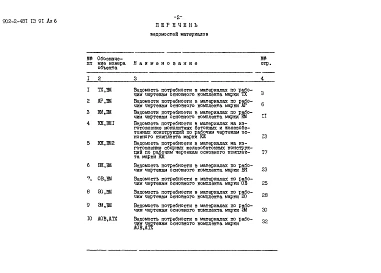 Альбом 6 Ведомости потребности в материалах    