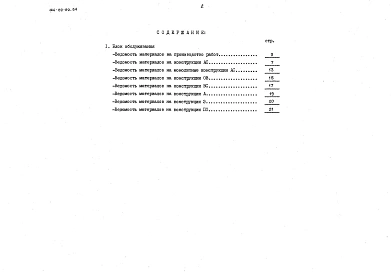 Альбом 22 Блок обслуживания. Ведомости потребности в материалах. Книга 2 (ВМ)