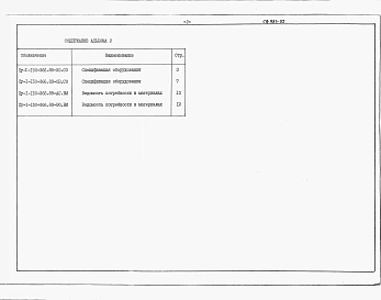 Альбом 2 Спецификация оборудования. Ведомость потребности в материалах.      