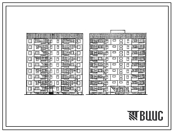 Типовой проект 179-01в.85 Блок-секция рядовая (торцевая) 9-этажная 36-квартирная для Пантелеймоновского ЖБИ /ЭКП-1/