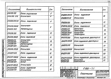 Выпуск 1 Опорные конструкции и средства крепления неизолированных трубопроводов к железобетонным колоннам. Рабочие чертежи