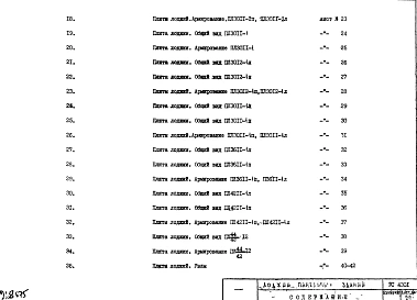 Альбом 1 Рабочие чертежи 