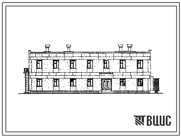 Типовой проект 416-5-22 Казарма военизированной охраны. Тип 1