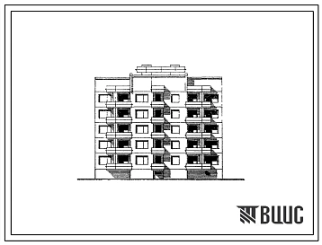 Типовой проект 120-015.2 Блок-секция рядовая-торцовая пятиэтажная 15-квартирная 1-3-3. Для городского строительства в Литовской ССР.