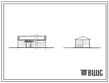 Типовой проект 709-25 Портовый склад штучных грузов пролетом 12 м, длиной 24, 36 и 48 м. Здание неотапливаемое, без рампы.