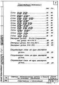 Выпуск 2-3 Рабочие чертежи арматурных изделий и закладных деталей (лотковые элементы) 