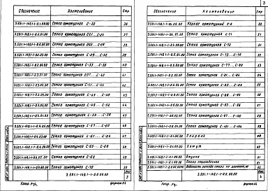 Выпуск 1-1 Фундаменты трехлучевые стаканные. Железобетонные элементы заводского изготовления. Рабочие чертежи