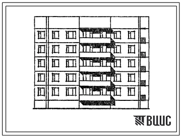 Типовой проект 185-05.13.86 Блок-секция 5-этажная 20-квартирная угловая 2-2-3-4. Для строительства в г.Северодвинске.
