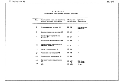 Альбом 3 Спецификация оборудования