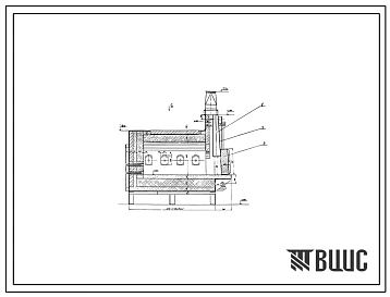 Проект 11488.05 Печь нагревательная камерная размерами пода 1,624х2,088 м на газе