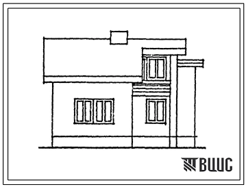 Типовой проект 143-000-729.13.88 Мансардный 1-квартирный 4-комнатный жилой дом с гаражом и подвалом. Для индивидуальных застройщиков в Латвийской ССР.