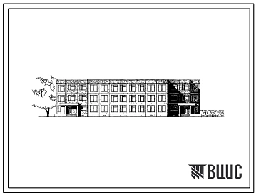 Типовой проект 211-1-238 Детские ясли-сад на 280 мест. Для строительства в 1В климатическом подрайоне, 2 и 3 климатических районах