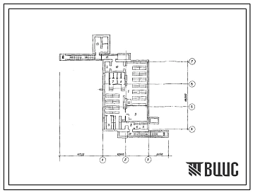 Типовой проект А-II,III,IV-300-488.91 Склад материалов и оборудования отдельно стоящий заглубленный из конструкций серии У-01-01/80 (убежище на 300 человек, размеры убежища 29,3м на 18м, режимы вентиляции 1,2).