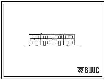 Типовой проект 144-52-84СП Двухэтажный блокированный четырехквартирный четырехкомнатный жилой дом, для строительства в районах с сейсмичностью 9 баллов. Для строительства в 3 и 4 строительно-климатических зонах. На просадочных грунтах.