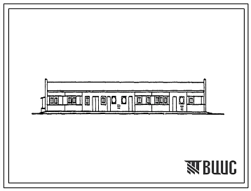 Типовой проект 807-10-70с.84 Здание карантина на 250 мест. Для строительства в климатических подрайонах сейсмичностью 7 и 8 баллов.