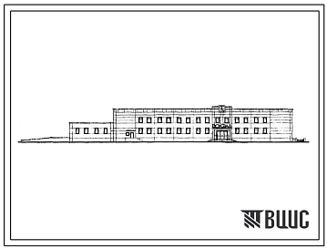 Типовой проект 501-7-2 Железнодорожный вокзал на 50 пассажиров, объединенный с помещениями СЦБ и связи