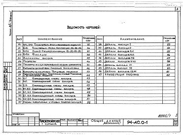 Альбом 1 Общие архитектурно-строительные решения