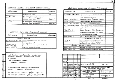 Альбом 2 Архитектурно-строительные чертежи выше отметки 0.000 (АС.1-1)
