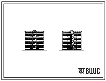 Типовой проект 114-77-47СП/1 Четырехэтажный односекционный дом-блок на 16 квартир типа 1Б и 2Б.