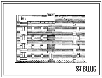 Типовой проект 195-08с.13.88 Четырехэтажный блок-дом на 16 квартир. Для Армянской АССР