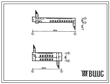 Типовой проект П-2-150(340.13.86) Быстропроизводимое противорадиационное укрытие на 150 человек, (убежище на 150 человек, размеры убежища 31,27м на 8,08м, режимы вентиляции 1,2).