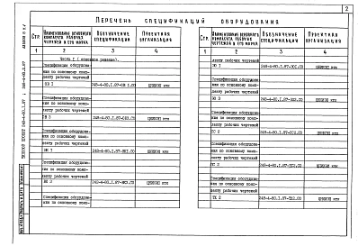 Альбом 8 Спецификации оборудования Часть 1, Часть 2