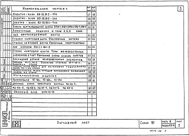 Альбом 19 Разные изделия. Часть 10, раздел 10.9-6, 10.9-5/82 