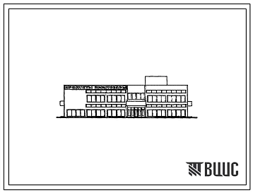 Типовой проект 272-12-37 Магазин непродовольственных и продовольственных товаров торговой площадью 1000 м2. Для строительства в IВ климатическом подрайоне, II и III климатических районах.