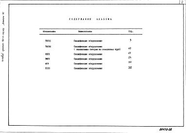 Альбом 6 Спецификации оборудования.