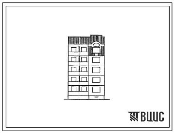 Типовой проект 90-0161.23.87 Компоновочный объемно-планировочный элемент 5 этажный 5.4Л (для Владимирской области)