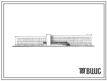 Типовой проект 224-3-16м Неполная средняя школа-интернат на 280 учащихся для строительства в районах крайнего севера, в 1А, 1Б и 1Г климатических подрайонах с вечномерзлыми грунтами