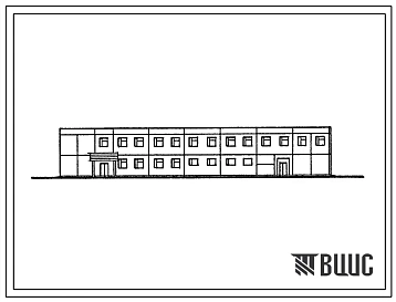 Типовой проект 416-1-210.88 Административно-бытовой корпус на 101 работающего.