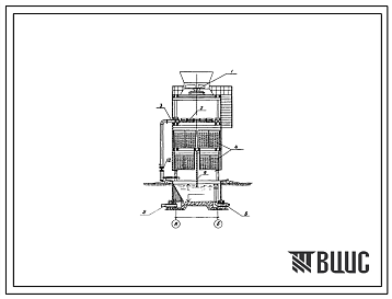 Типовой проект 901-6-83.86 Градирня четырехсекционная с вентиляторами 3ВГ25 пленочная с секциями площадью 16 кв. м с каркасом из железобетонных элементов
