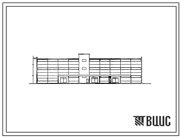 Типовой проект 4-15-132/65 Трехэтажный склад сборной железобетонной конструкции для тарных грузов (муки).