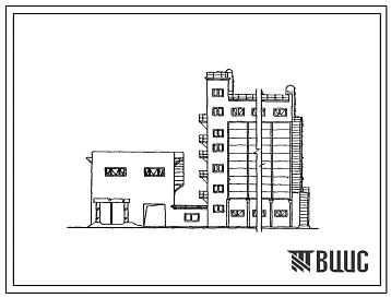 Типовой проект 817-94/75 Склады концкормов емкостью 500, 1000 и 1500 т.