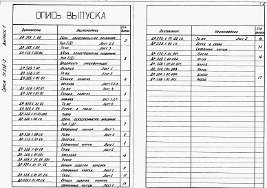 Выпуск 1 Двери одностворчатые разборные размером 2,3х2,2 м; 2,0х2,2 м; 1,6х2,2 м для горизонтальных выработок. Тип 1, 2.