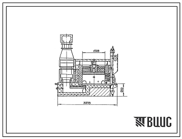 Типовой проект 406-9-267.83 Печь нагревательная двухкамерная, размеры пода 2(1,16х1,5)м, на газе низкого давления с отводом дыма вниз.
