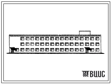 Типовой проект 416-4-31 Бытовые помещения лесопильно-деревообрабатывающих предприятий на 300 человек.