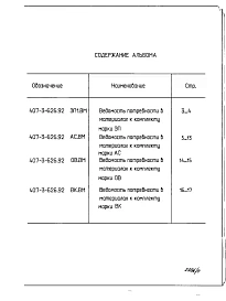 Альбом 9 Ведомости потребности в материалах