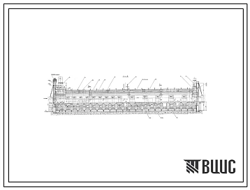 Проект 35174 Печь толкательная для снятия внутренних напряжений в чугунных отливках размерами пода 3,48х22,2 м на природном газе