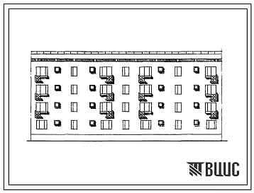 Типовой проект 77-068сп/1 Четырехэтажная блок-секция на 16 квартир (трехкомнатных 3А-8, 3Б-8). Для строительства в 4А климатическом подрайоне Туркменской ССР (г.Красноводск) сейсмичностью 9 баллов и на грунтах 2 типа просадочности