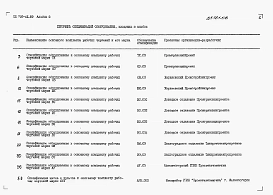 Альбом 8 Спецификации оборудования.   