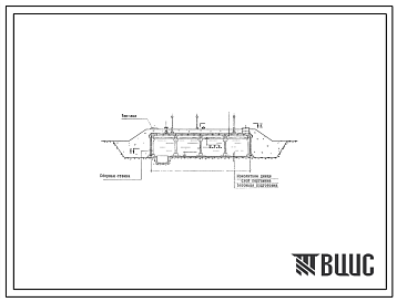Типовой проект 901-4-6с Резервуар для воды емкостью 2000 м.куб железобетонный прямоугольный заглубленный из сборных унифицированных конструкций для районов с сейсмичностью 8 и 9 баллов